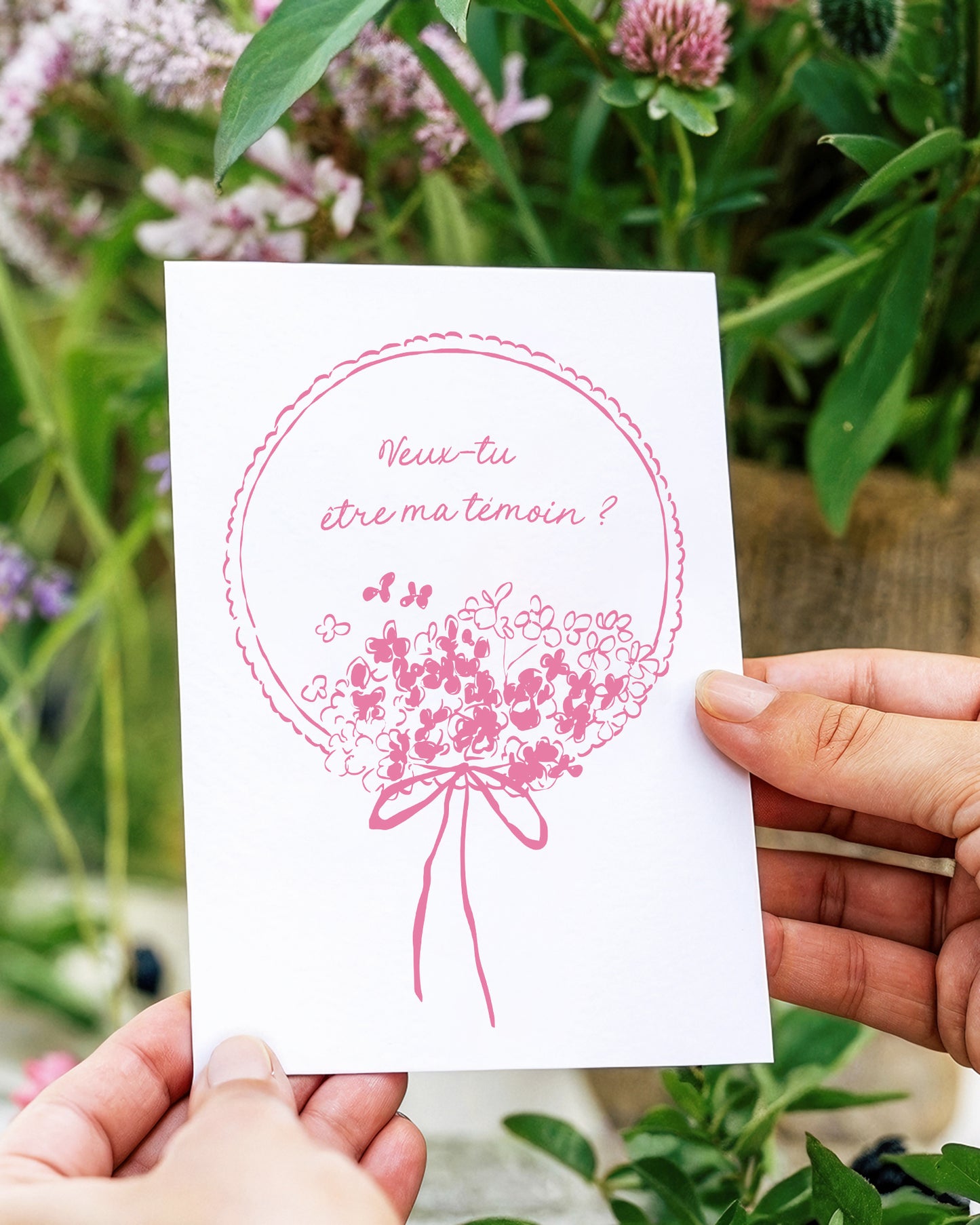 Vuoi Essere la Mia Damigella? | Proposta Stravagante per Damigella | Modello Canva Modificabile | Rosso