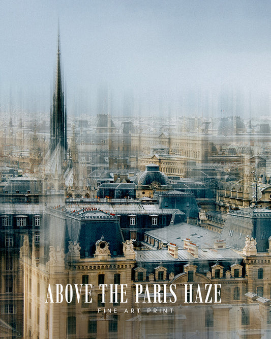 Above the Paris Haze | Photo Art Print