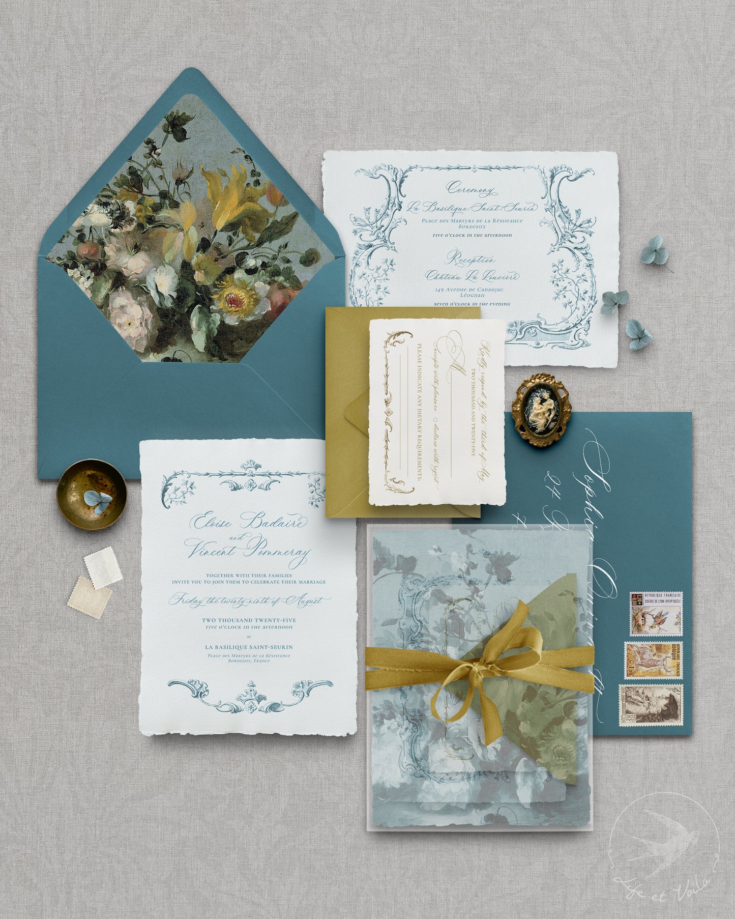 Reverie Florale Invitation Suite