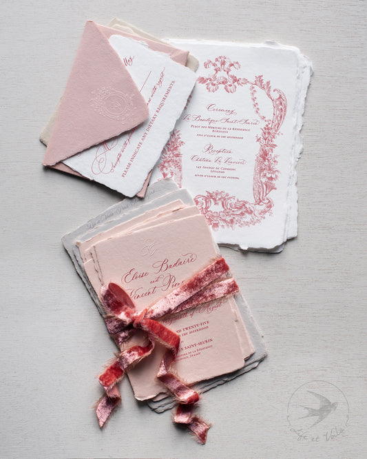 Romance Baroque Invitation Suite