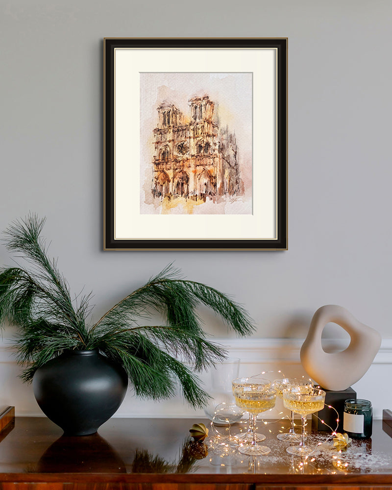 Impression d'art de Notre-Dame de Paris