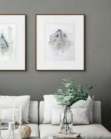 Opéra Garnier Original Watercolor