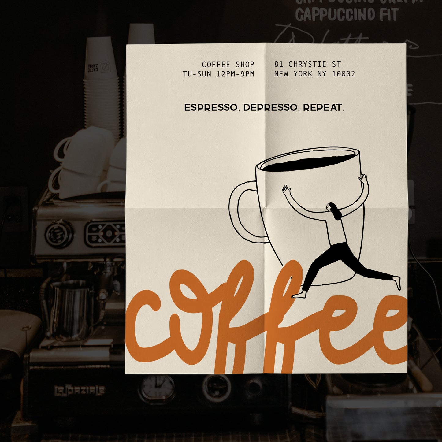 Coffeemania | Illustrations d'amateurs de café décalés | Pack de cliparts