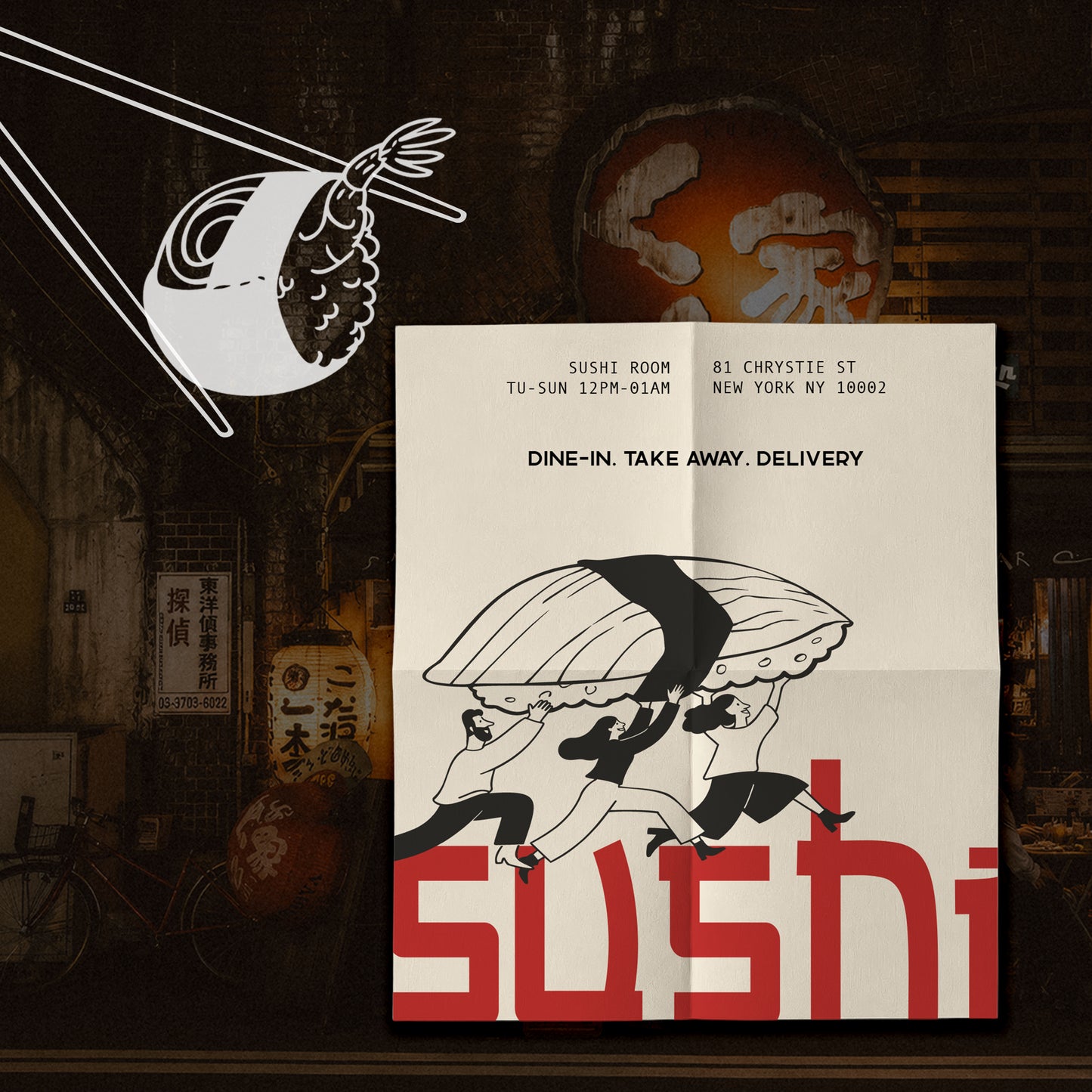 Sushimania | Playful Sushi Clipart Pack