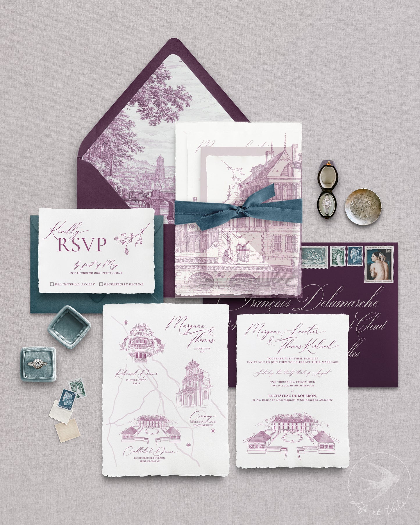 Chateau Grace Invitation Suite