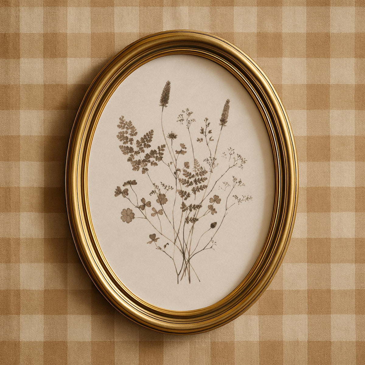 Minimal Botanical Wall Art, Sepia Plant Print, Antique Herbarium, Neutral Botanical Printable, Vintage Floral Art, Abstract Botanical