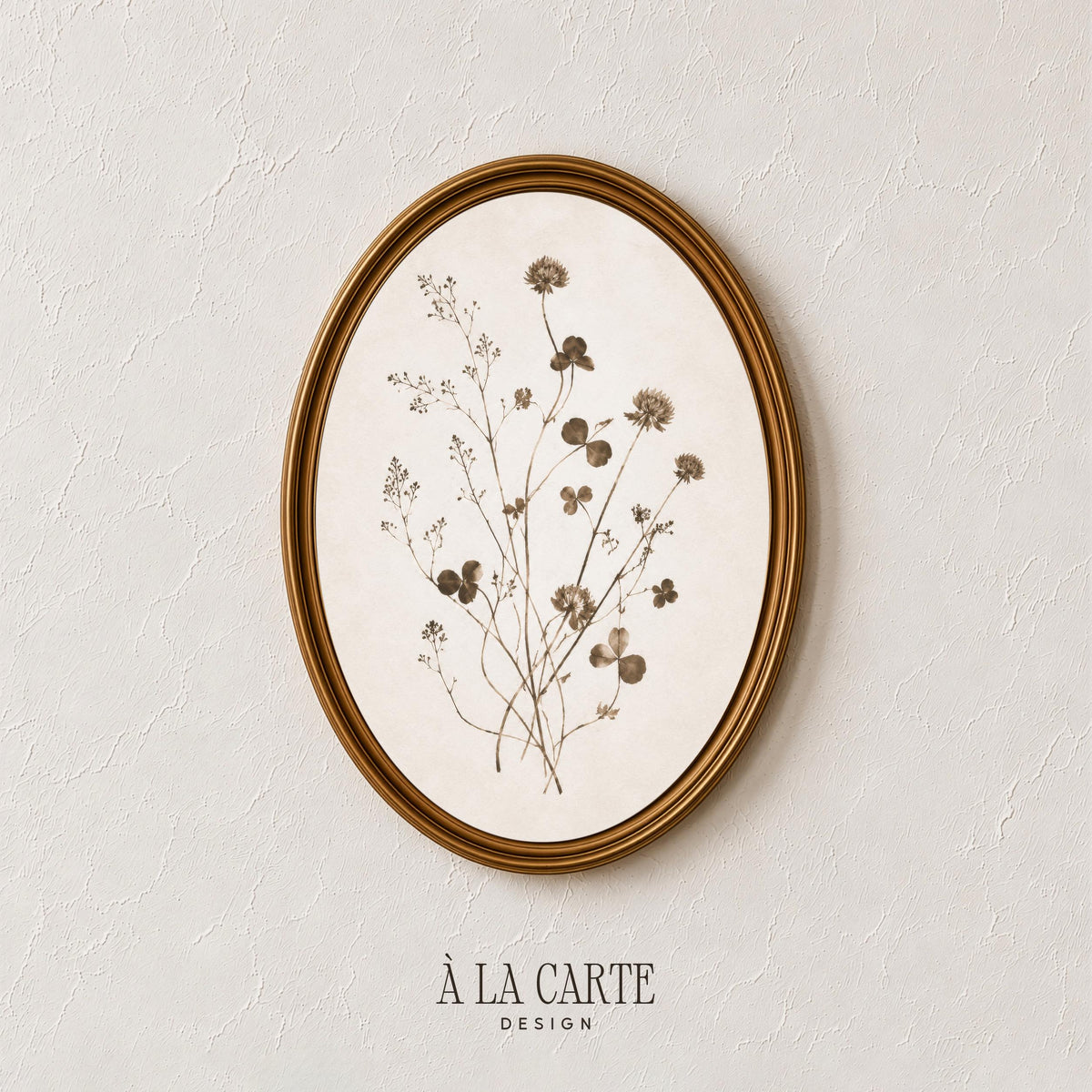 Minimal Botanical Wall Art, Sepia Plant Print, Antique Herbarium, Neutral Botanical Printable, Vintage Floral Art, Abstract Botanical V130