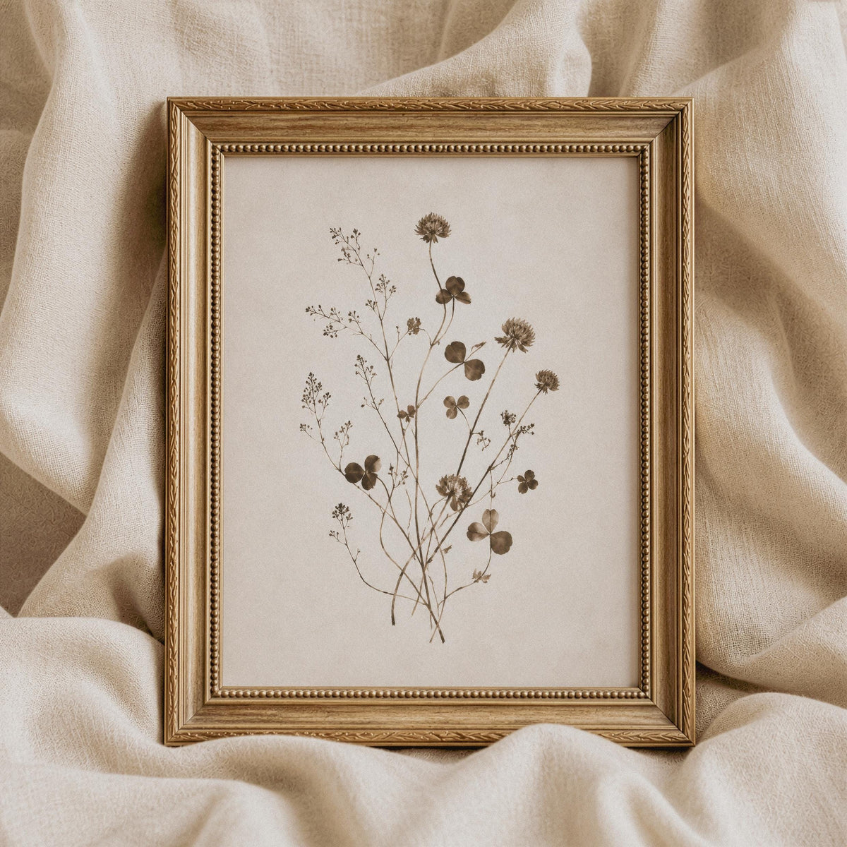 Minimal Botanical Wall Art, Sepia Plant Print, Antique Herbarium, Neutral Botanical Printable, Vintage Floral Art, Abstract Botanical V130