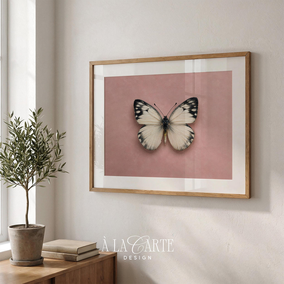 Detailed butterfly poster featuring realistic wings and delicate cottagecore aesthetic — perfect for feminine bedroom wall decor