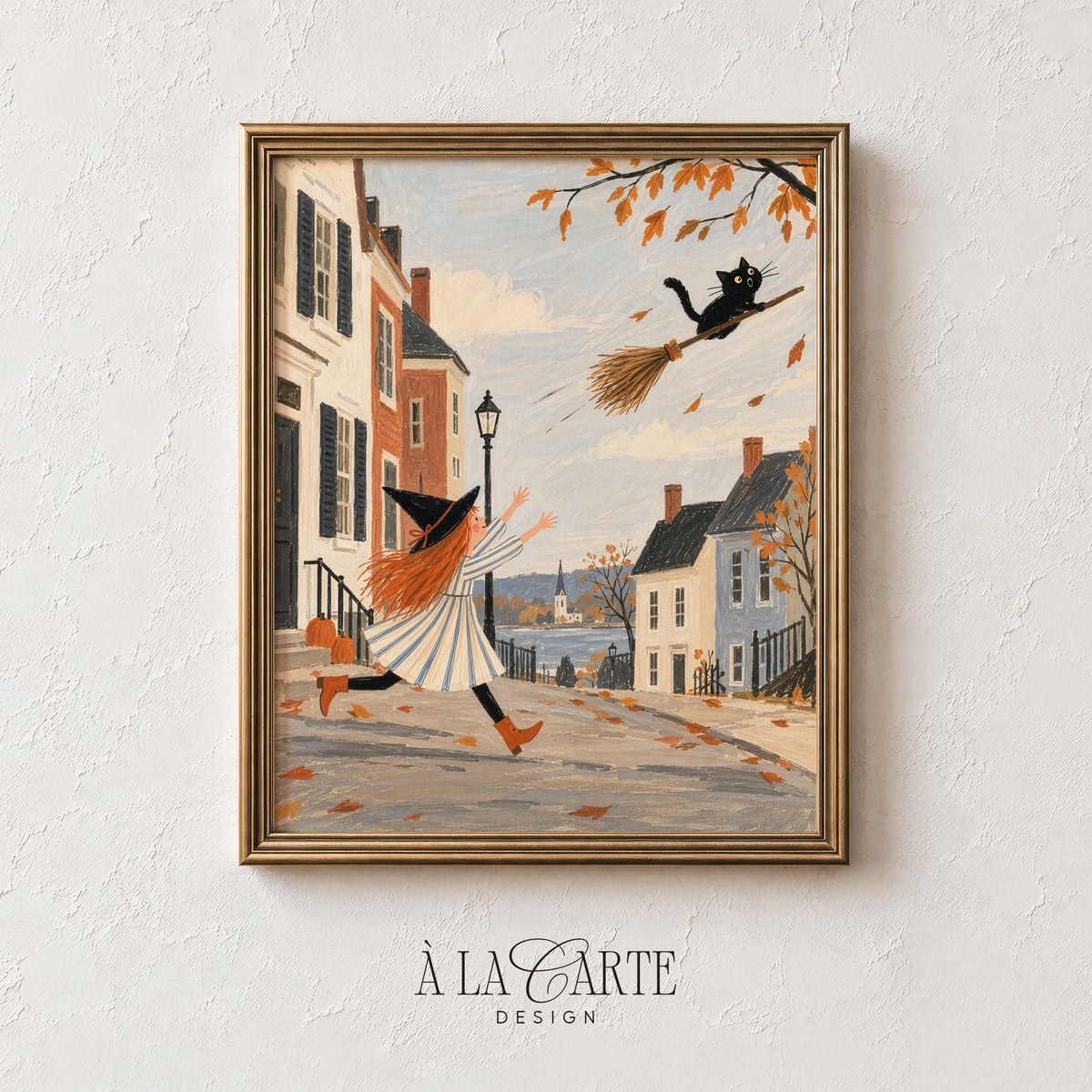 Vintage cottagecore witch art bundle — 17-piece storybook illustration pack with muted color scheme throughout
